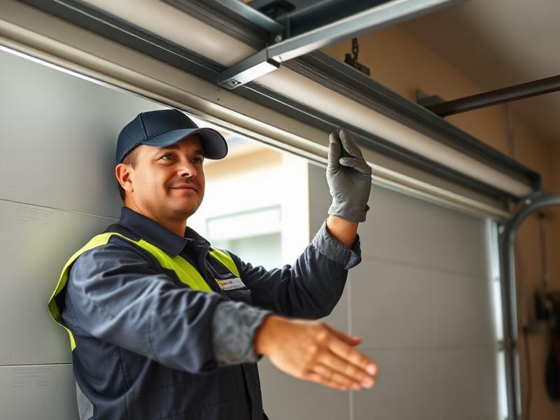 Certified garage door technician at work - Garage Door Naselle team member in Naselle, WA
